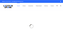 Tablet Screenshot of location-drone-paris.com